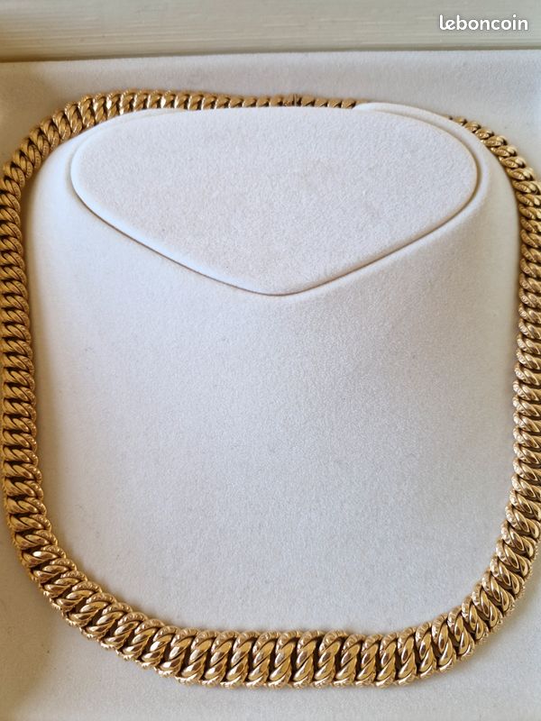 Collier Ras Du Cou En Or 18 Carats (750/1000) - Or Jaune - État Neuf Sans Emballage