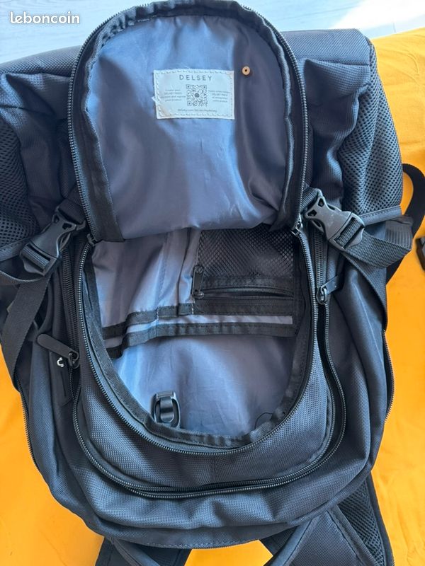 Sac à Dos DELSEY PARIS Element Navigator - 20-29L, Noir, Unisexe Avec Port USB
