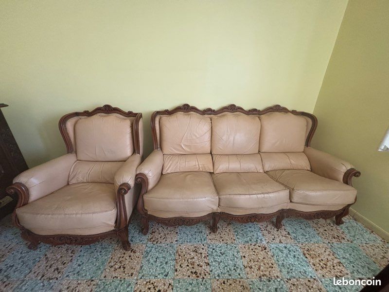 Canapé + fauteuil (image 1)