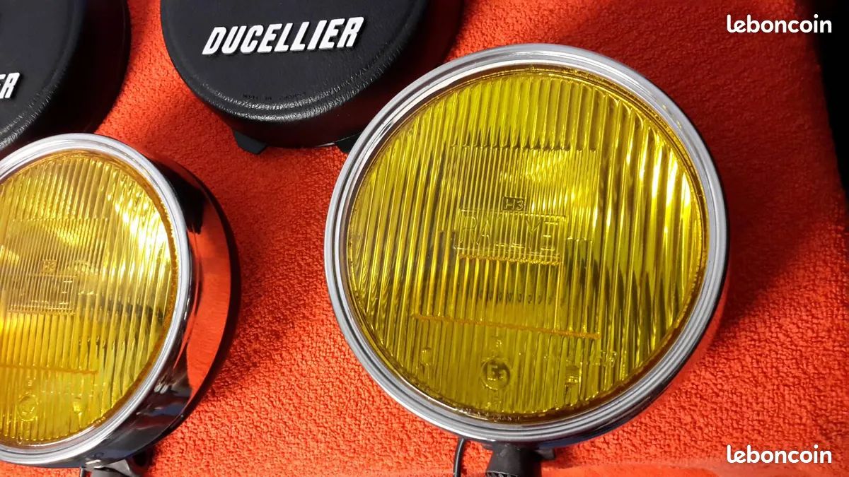 Paire de phares Ducellier Rallye + caches (image 3)