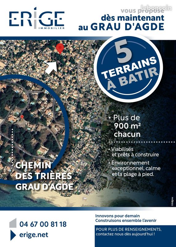 Terrain à bâtir dernier lot disponible · à Agde · 360 000 €