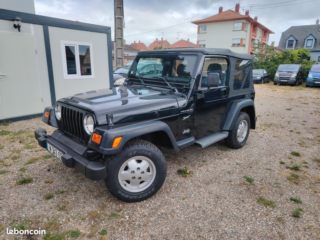 Jeep Wrangler TJ 2.5 Sport 42500 KM 10CV 4x4 12 Mois garantie (image 1)