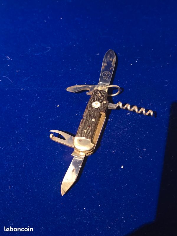 Couteau multifonctions collection vintage Heinr Bocker and co sollingen 1940/1960 (image 1)