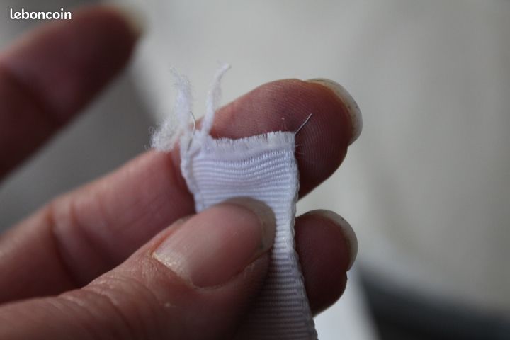 0.10 cts le mètre - Méga bobine de 202 mètres de ruban blanc (image 9)