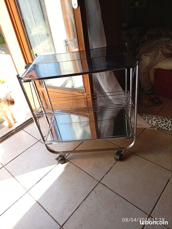 Metaltex Chariot de cuisine avec 3 paniers Siena Blanc