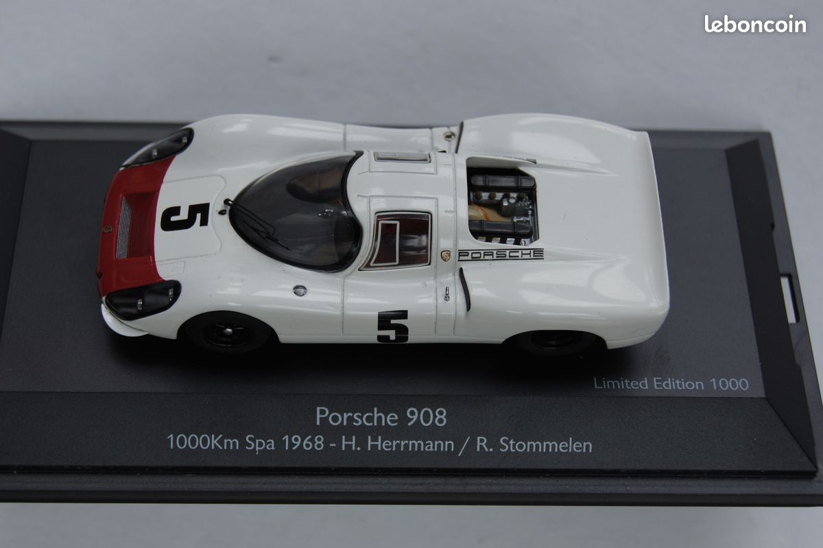 PORSCHE 908 n°5 3ème Spa 1968 SCHUCO 1:43 (image 2)