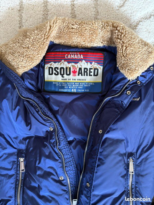 Dsquared Doudoune Parka Dsquared Homme Dsquared2 Homme Fur Collar