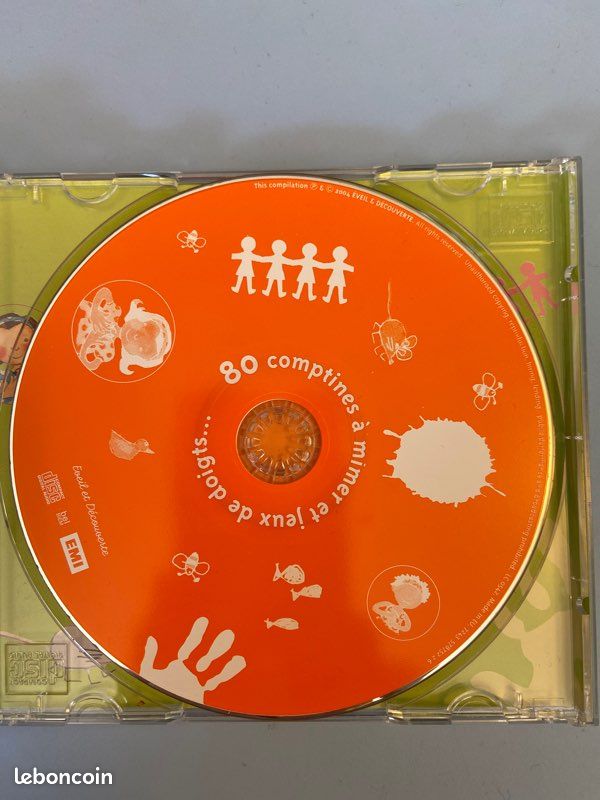 CD enfants : 80 comptines à mimer & jeux de doigts (image 3)