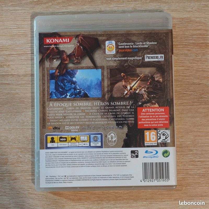 Castlevania : Lords of Shadow sur Playstation 3 - Jeux vidéo
