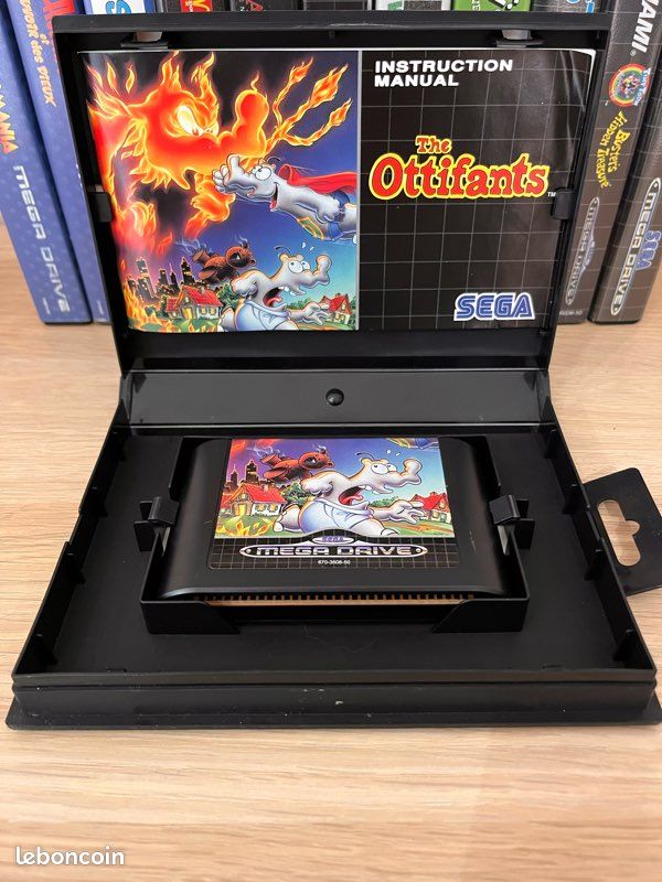 Jeu Sega Master System The Ottifants – Boîte D'origine, Notice Allemande, Très Bon état