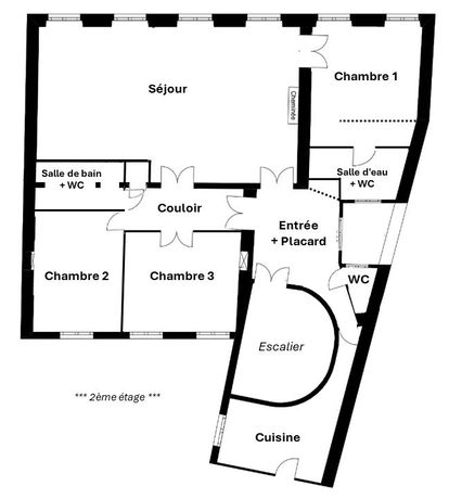 Appartement a vendre  - 4 pièce(s) - 157 m2 - Surfyn