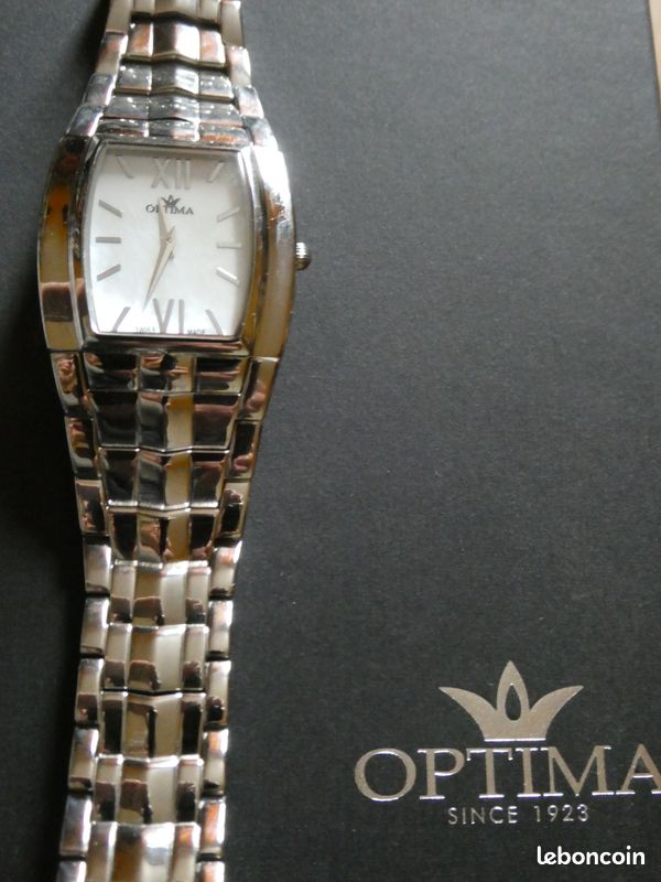 Montre-Bracelet Vintage Optima Co. - Mouvement Mécanique 17 Bijoux - Pour Pièces/Réparation