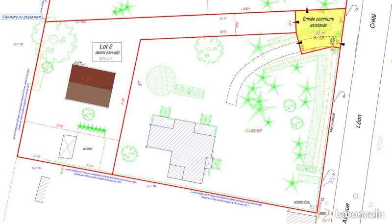 Terrain 920m2 Montfort/Méré · 275 000 €