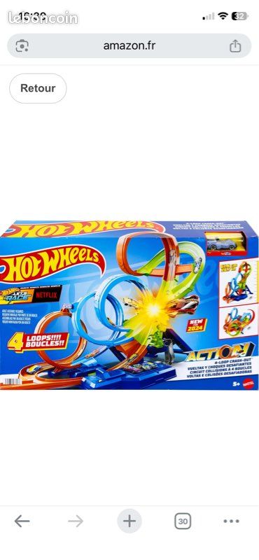 Lo Hot Wheels maxi looping transporteur requin qui avale et transporteur dragon (image 7)