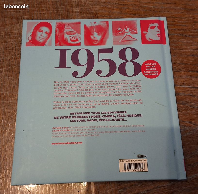 Livre Nés en 1958 – Le livre de ma jeunesse – Très bon état (image 2)