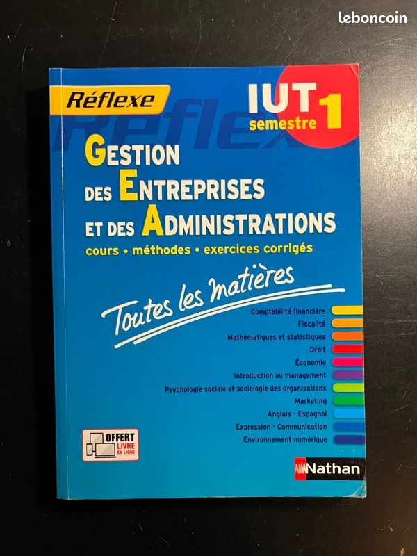 GEA IUT semestre 1 (image 1)