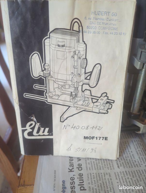 Défonceuse ELU MOF177E PRO (image 2)