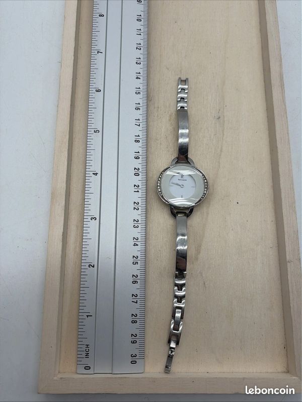Montre Femme Pierre Lannier Élégante Strass Bracelet Acier Argenté #MM39 (image 7)