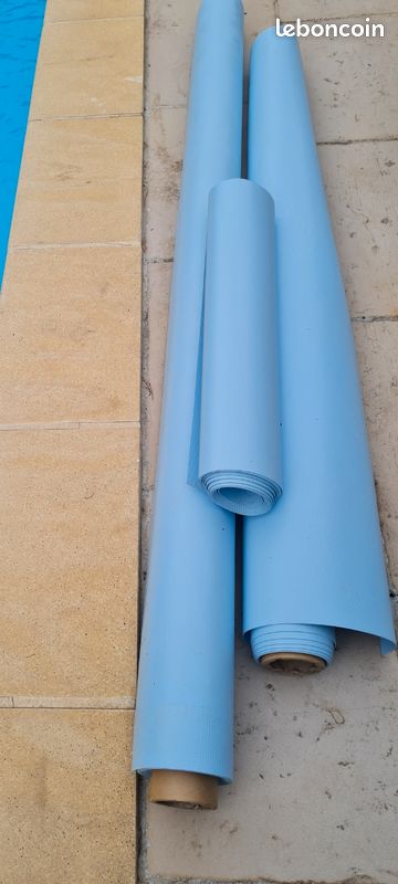 Pvc armé bleu clair (image 1)