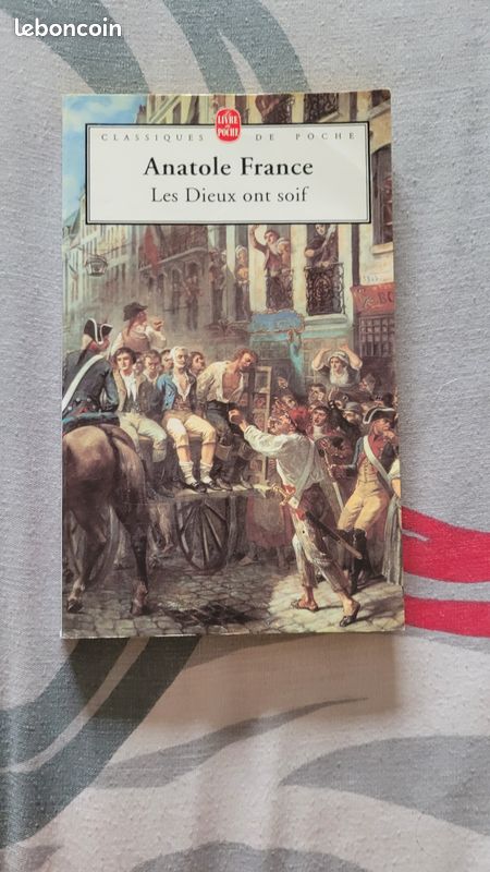 Livre les Dieux ont soif d'anatomie France (image 1)