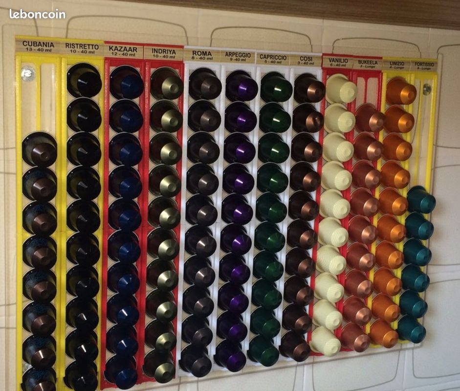 Distributeur de Capsules Nespresso / Vertuo Mural - Gain de Place Cuisine (image 1)