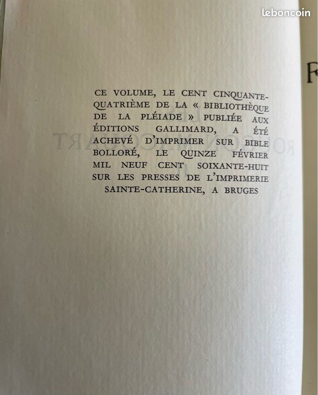 La Pléiade Zola Les Rougon Macquart Volume 2 (image 8)