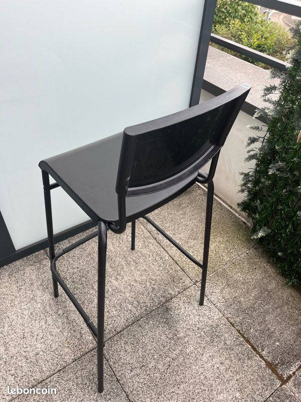 Tabouret Chaise noir (image 4)