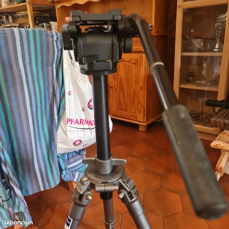 Ensemble trepieds Gitzo et rotule Manfrotto 501 (image 6)