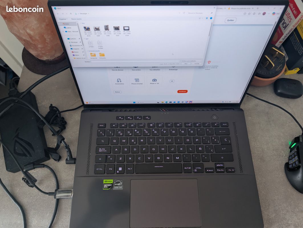 PC Portable Gamer ASUS ROG Zephyrus G16 (i9, 32Go RAM, RTX 4060) (image 4)