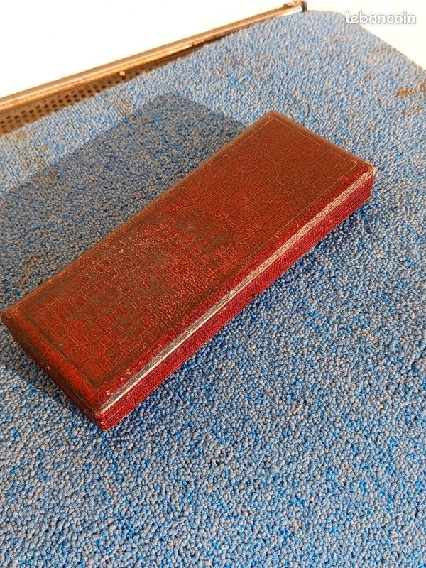 Ancien nécessaire d'écriture de bureau Art Nouveau (vers 1900) (image 5)