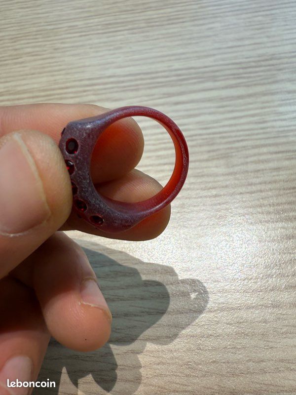 Bague Pirate Bague Fantaisie Rouge BIJOUX Bague Trinity