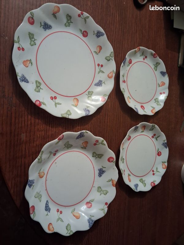 Grand plat creux arcopal - Lotus - Arts de la table