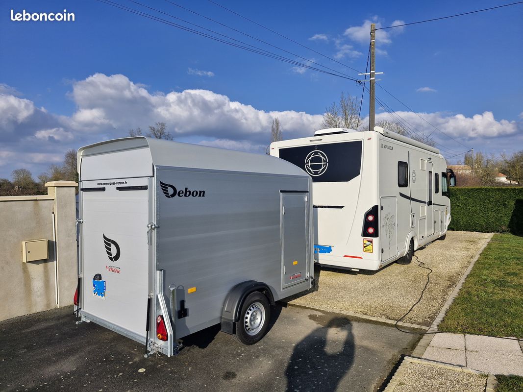 Le voyageur 7.8 cf + remorque debon (image 1)
