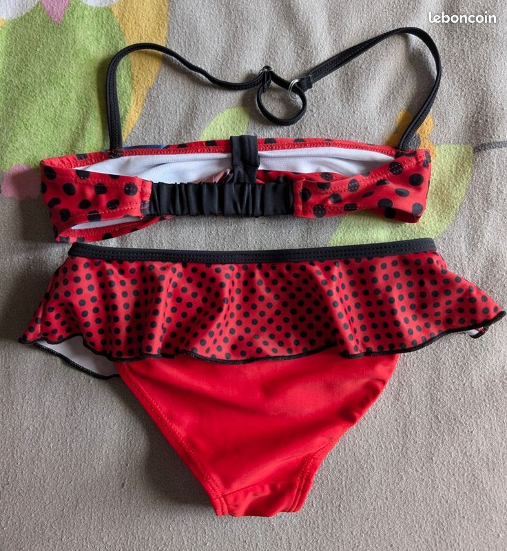 Lot De 6 Maillots De Bain Fille Taille 6 + 1 Couverture - Neufs Avec Étiquettes | Multi-Couleurs