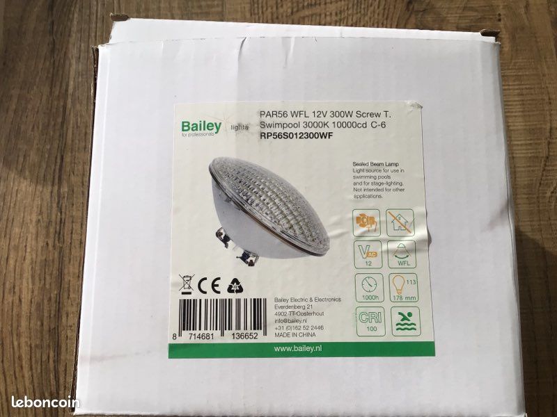 Lampe piscine PAR56 WFL 12V 3000 W (image 1)