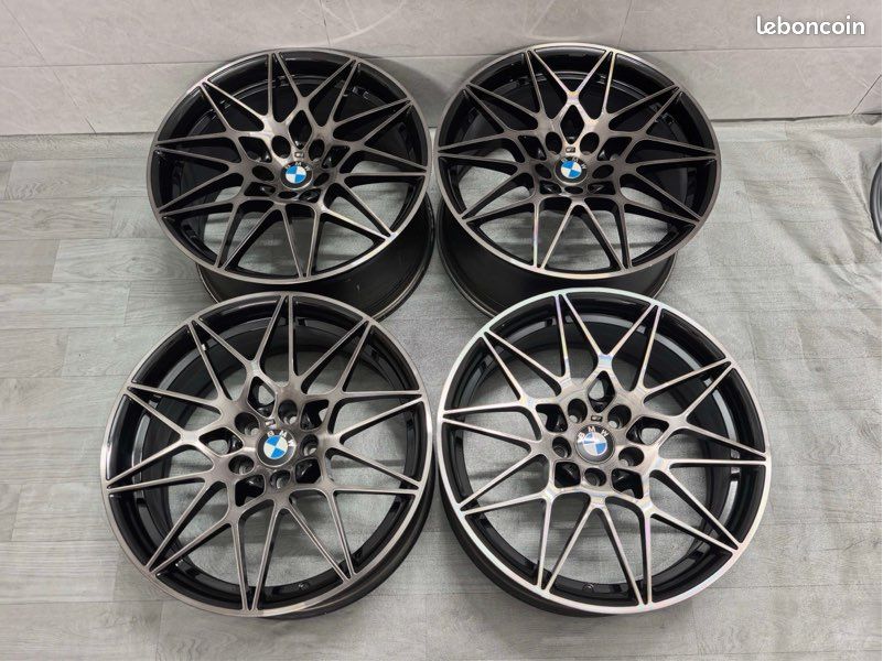 4 jantes BMW 666M 20 pouces M3 F80 M4 F82 origine (image 1)