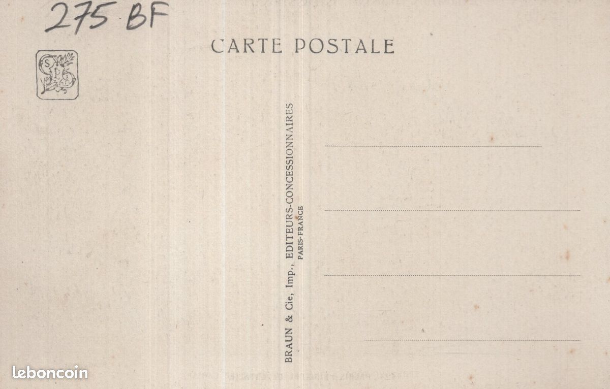 75 - Ville de PARIS - CARTE POSTALE ANCIENNE CPA de l'EXPOSITION COLONIALE de 1931 (réf.275 BF) (image 2)