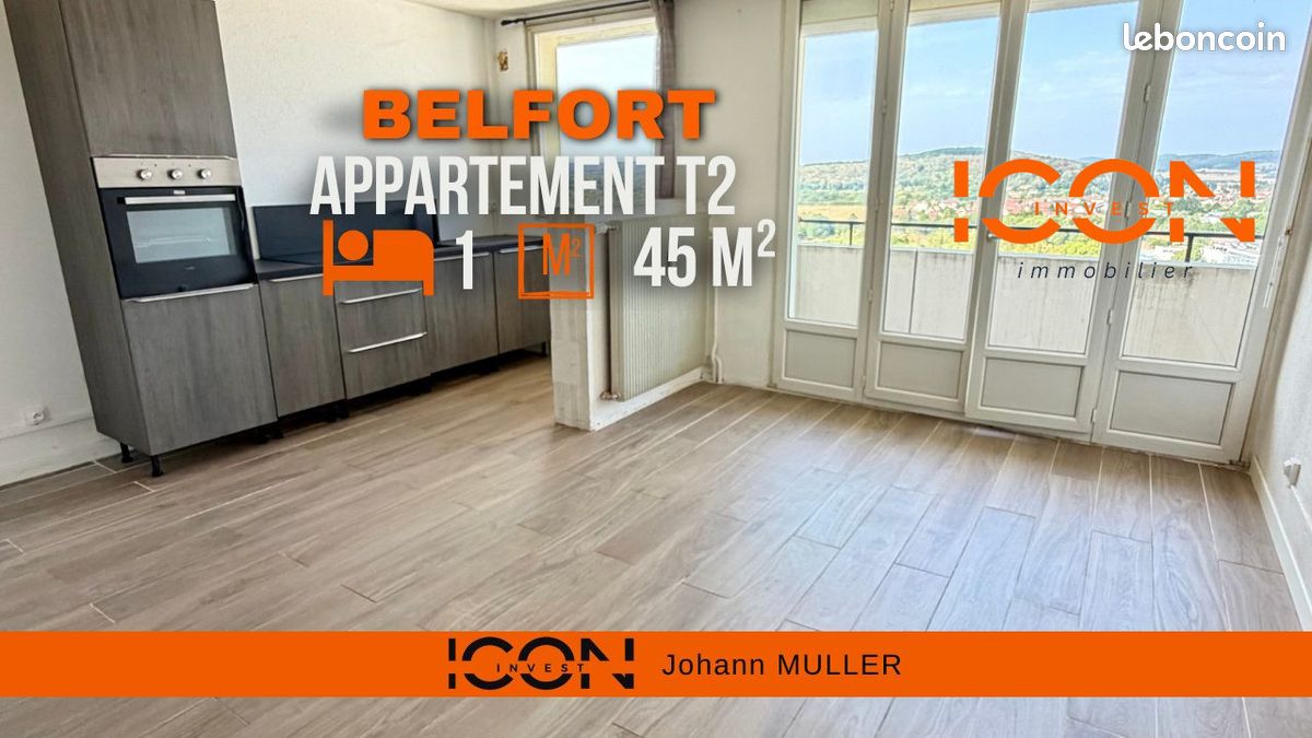 Appartement 2 pièces 45 m² · à Belfort · 45 m² · 29 900 €