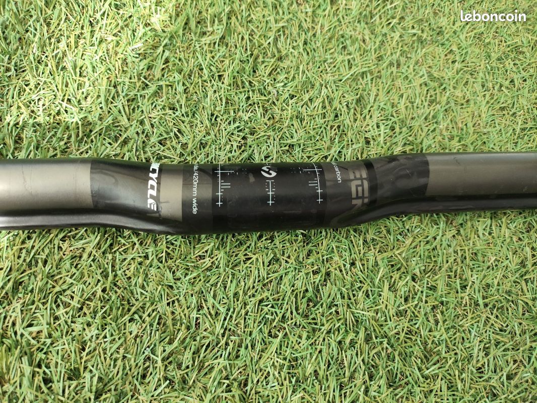 Cintre De Vélo De Route En Carbone Tooseek TR5500 - Largeur 400 Mm, Potence 90 Mm, Noir, état Neuf