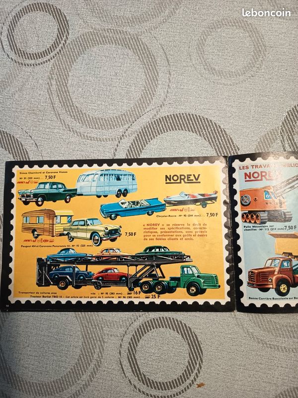 Dépliant Vintage Norev Citroën DS 1972 - 49x31.3 Cm, échelle 1:43, Occasion