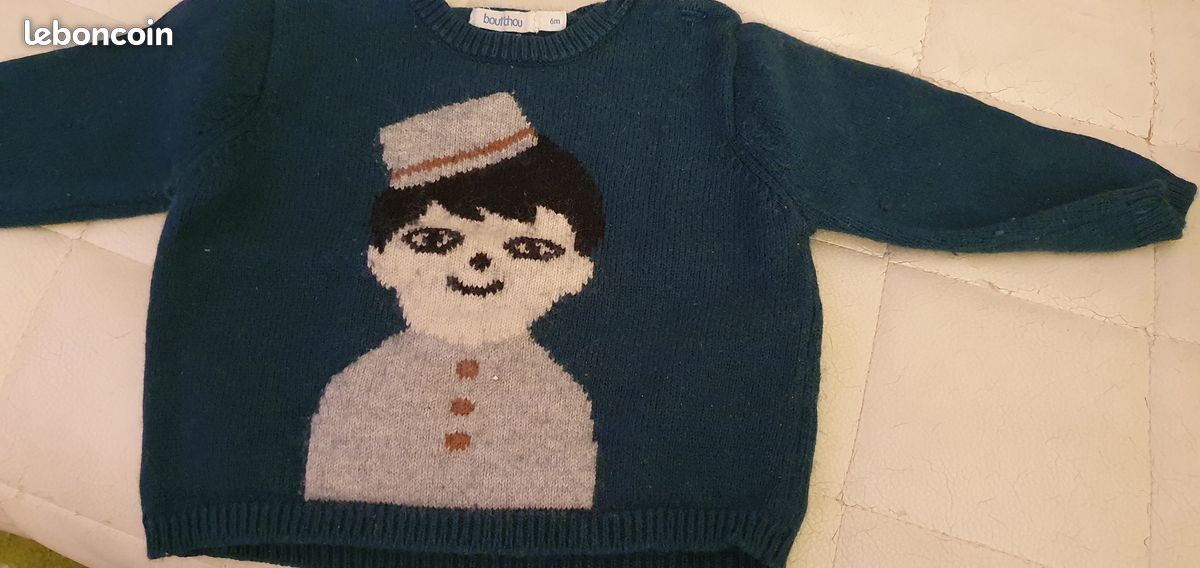 Pull bébé garçon boutchou 6 mois (image 1)