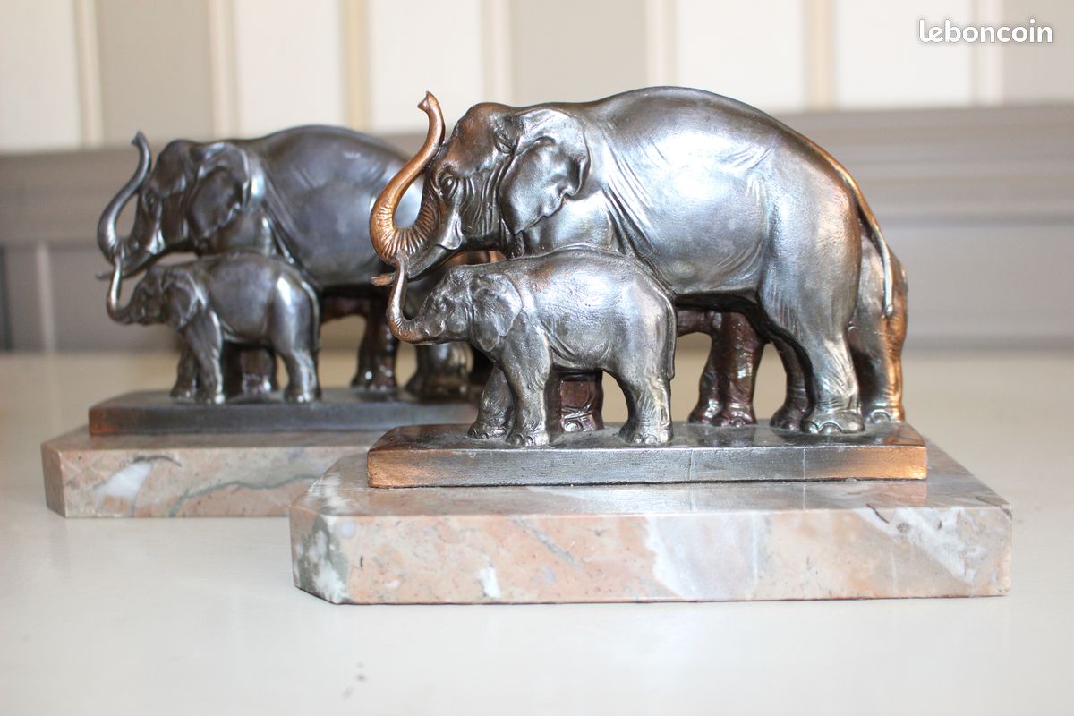Serres livres éléphants régule et marbre (image 9)