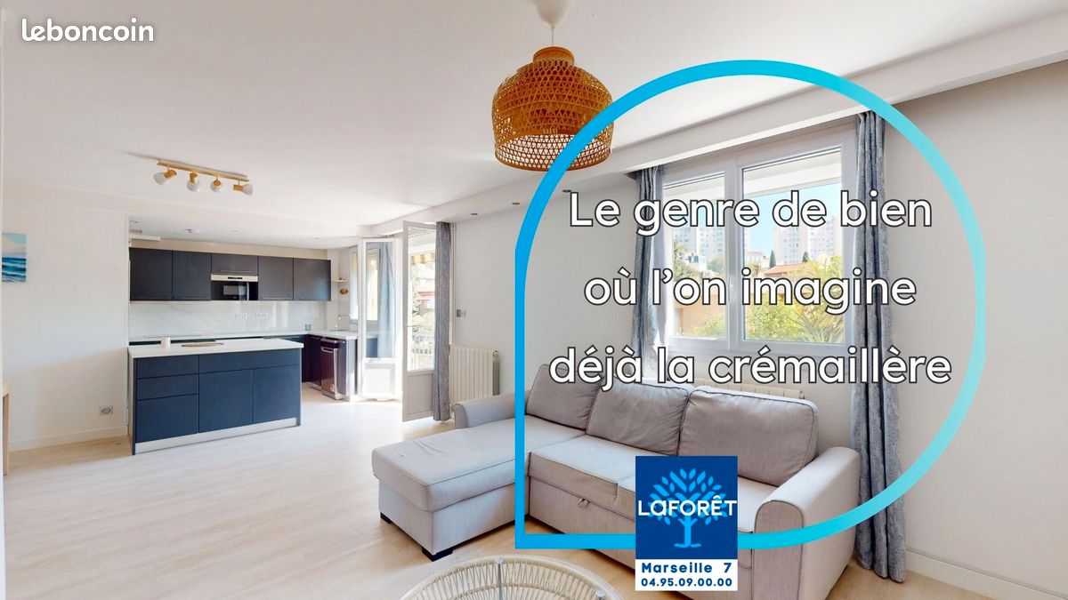 Appartement 3 pièces 65 m² · à Marseille · 65 m² · 1 400 €