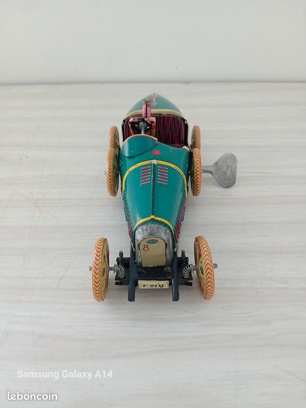 Voiture Miniature En Tôle Obertoys Formule 1 Vintage - Jouet Ancien Rare, Occasion