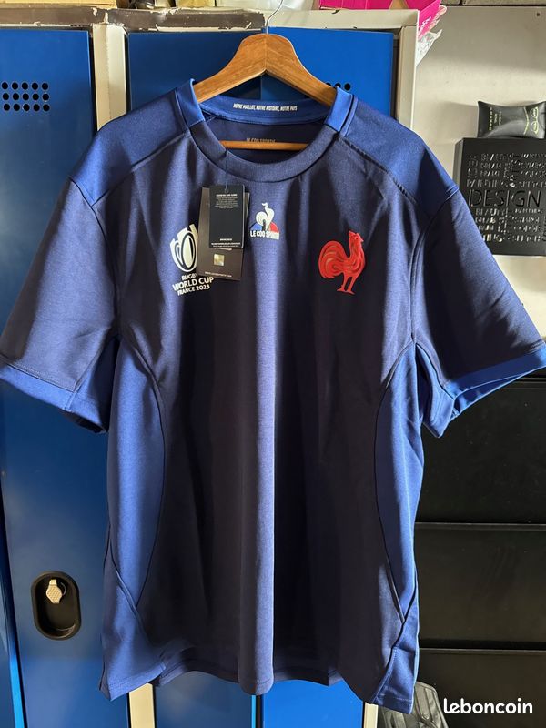 Maillot FF Rugby Equipe de France Le Coq Sportif Taille 3XL