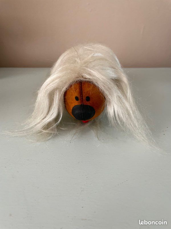 Peluche Pollux - Le Manège Enchanté - Jemini 2005 - Doudou Chien Vintage