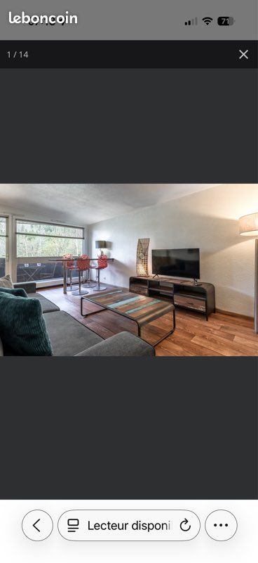 Appartement 2 pièces 37 m² · à Chamonix-Mont-Blanc · 37 m² · 1 890 €/mois