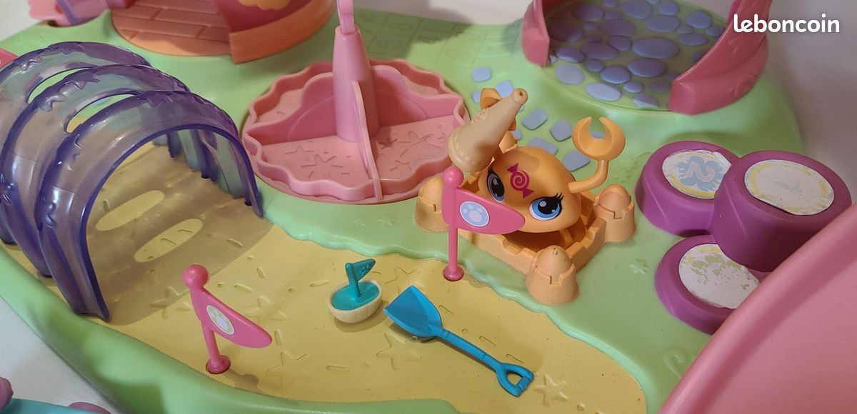 Littlest Pet Shop - Lot Aires De Jeux + Figurines + Accessoires - Hasbro
