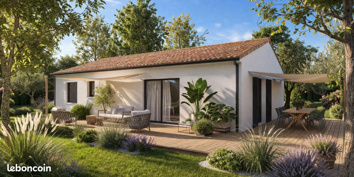 Projet de construction d'une maison 80 m² avec terrain à MARGAUX (33) (image 2)