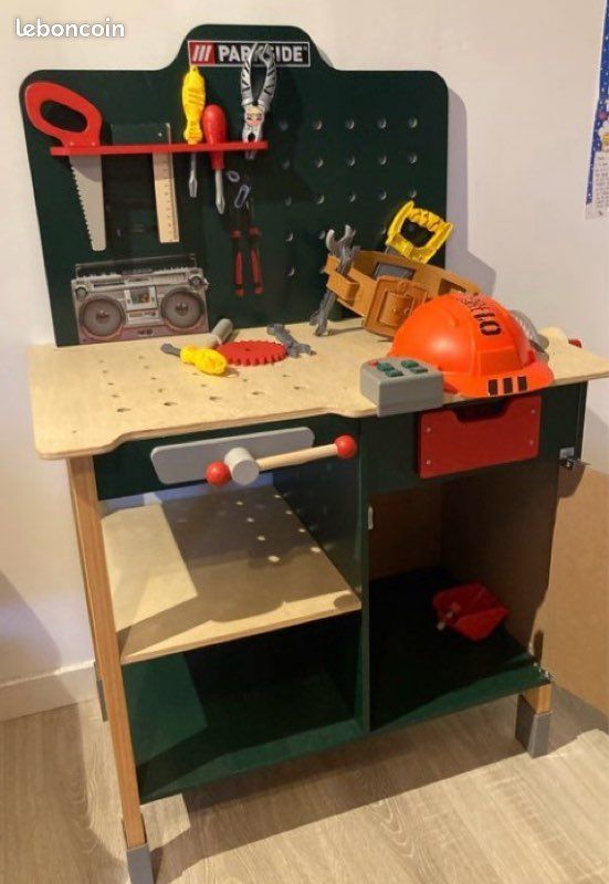 Etabli Parkside Lidl enfant jouer Jeux Jouets